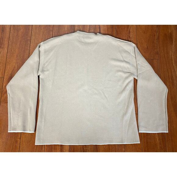 Women La Ligne New York crewneck silk cashmere pullover sweater, L - Picture 3 of 5